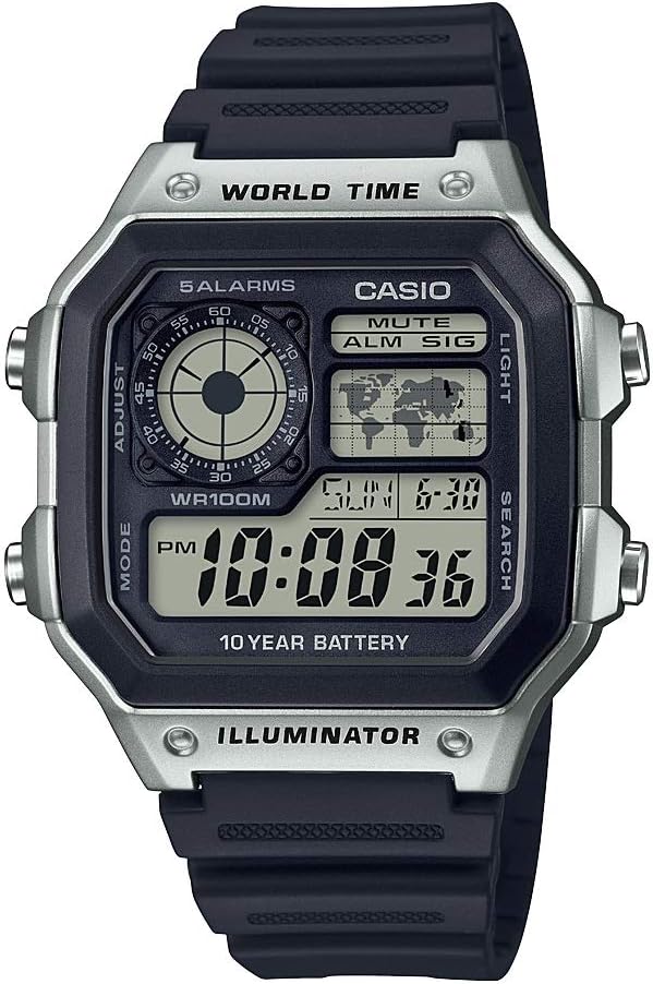 Casio AE1200WH Series Men’s Digital Watch